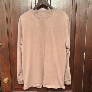 Carhartt Brown Long Sleeve Tee Relaxed Fit